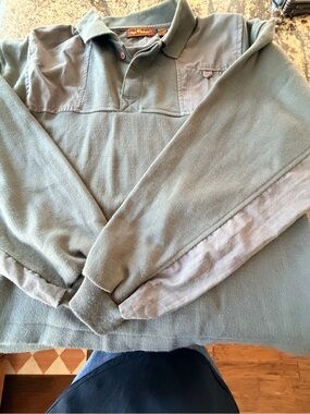 Sergio Valente Olive Green Polo-Style Shirt